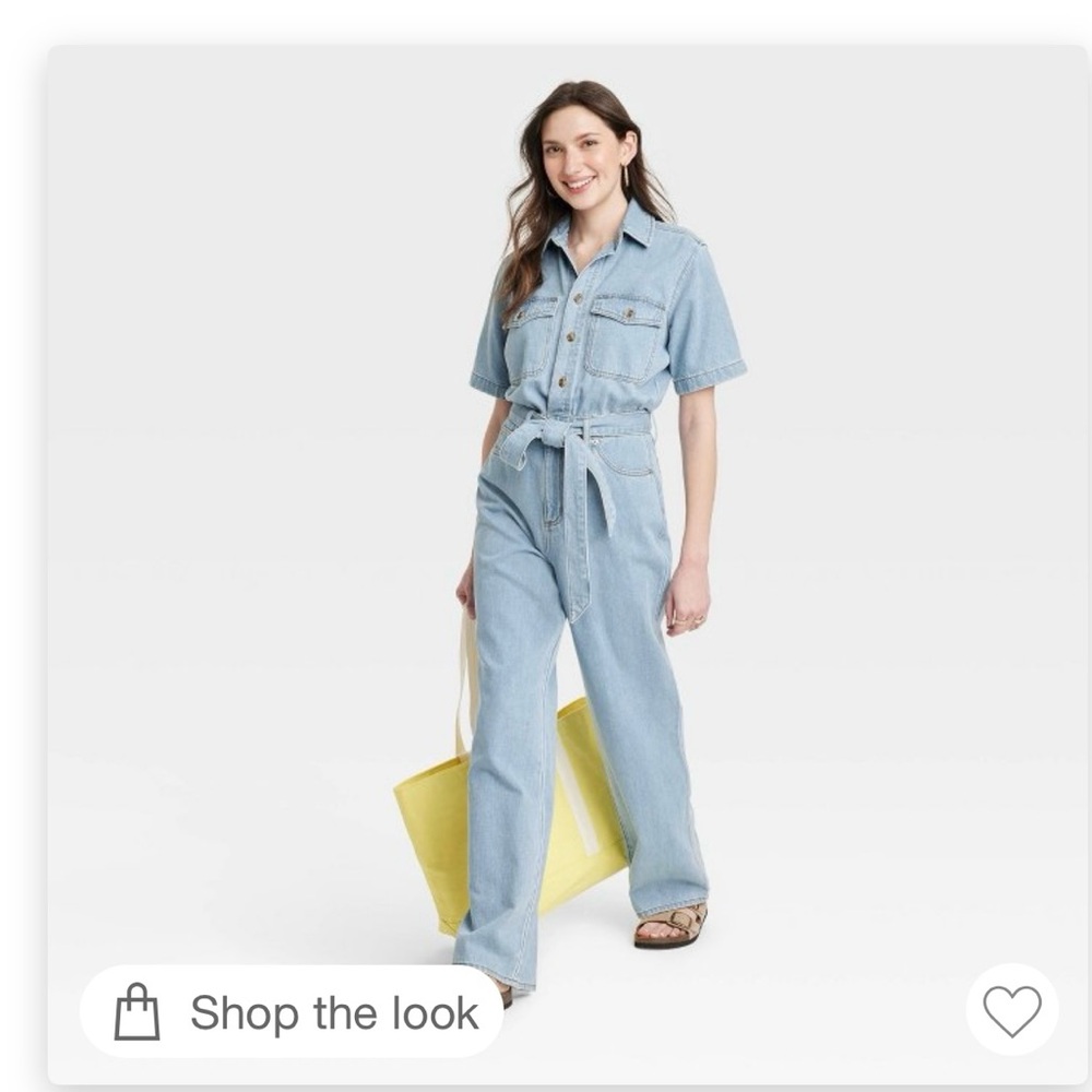 Short sleeve jumpsuit new! Size 10